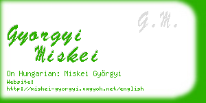 gyorgyi miskei business card